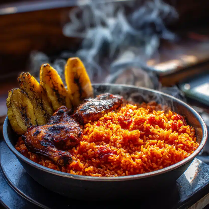 Jollof rice dish